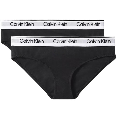 Calvin KleinBriefs 2 - packGirls 2 - Pack Icon Cotton Stretch Bikini Briefs, BlackBoxers & Briefs