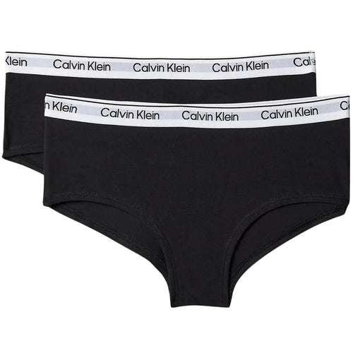Calvin KleinBoy Shorts 2 - packGirls 2 - Pack Icon Cotton Stretch Boy Shorts, BlackBoxers & Briefs
