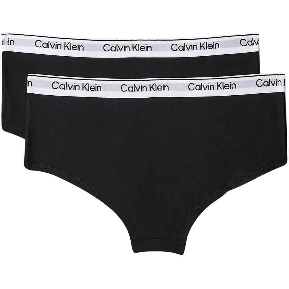 Calvin KleinBoy Shorts 2 - packGirls 2 - Pack Icon Cotton Stretch Boy Shorts, BlackBoxers & Briefs