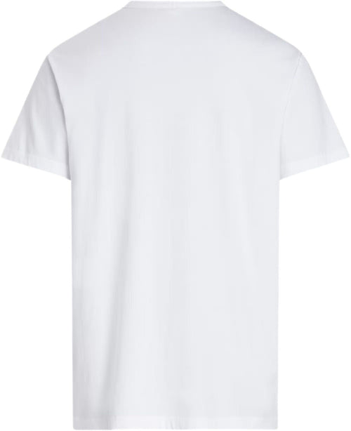 Calvin KleinT-ShirtGold Logo Embroidery T-Shirt, WhiteBoxers - and - Briefs.net