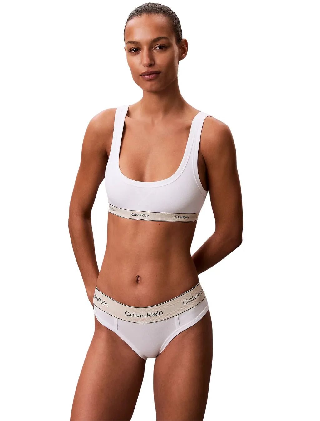 Calvin KleinBraletteHeritage Cotton Unlined Bralette, WhiteBoxers & Briefs