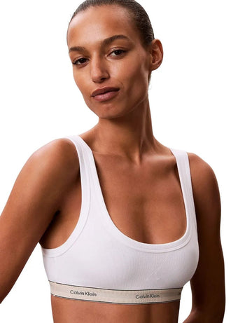 Calvin KleinBraletteHeritage Cotton Unlined Bralette, WhiteBoxers & Briefs