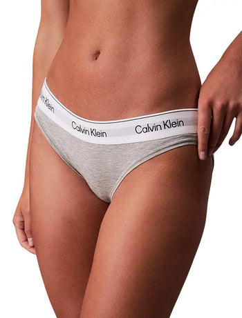 Calvin KleinLeggingsIcon Cotton Modal Bikini Brief, Grey HeatherBoxers & Briefs
