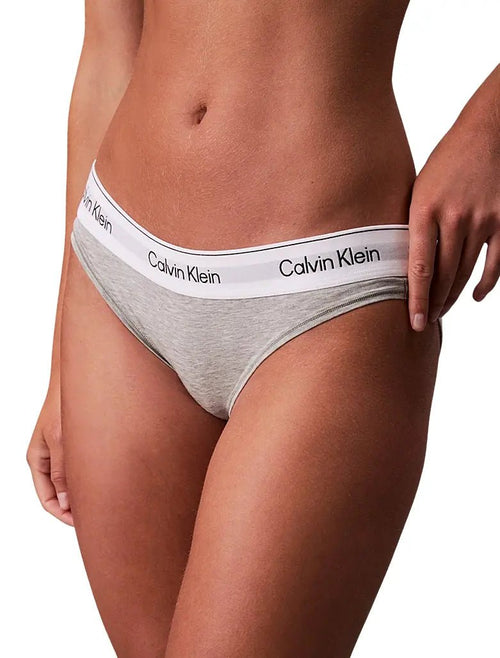 Calvin KleinLeggingsIcon Cotton Modal Bikini Brief, Grey HeatherBoxers & Briefs