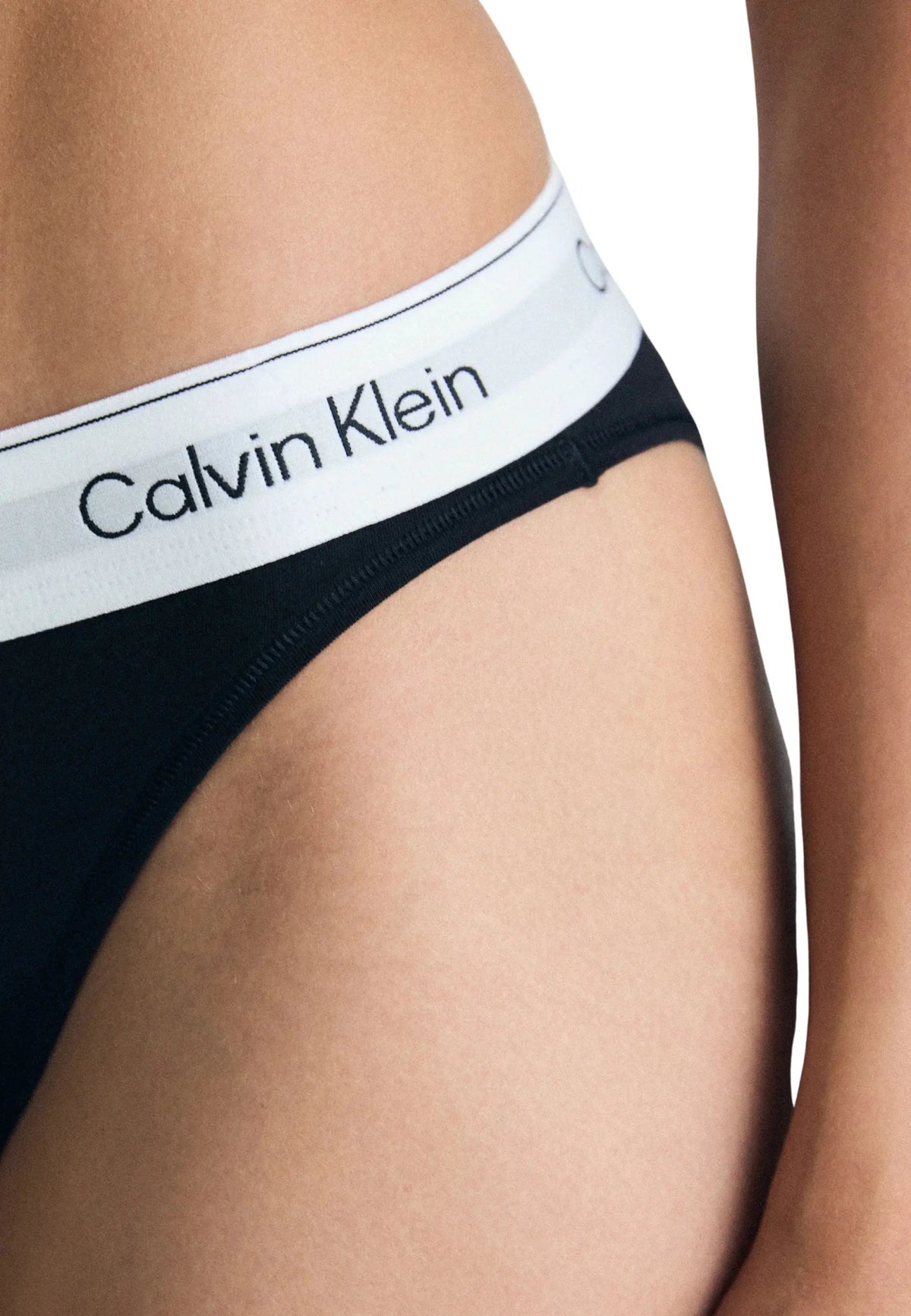 Calvin KleinBriefIcon Cotton Modal High Leg Tanga Brief, BlackBoxers & Briefs