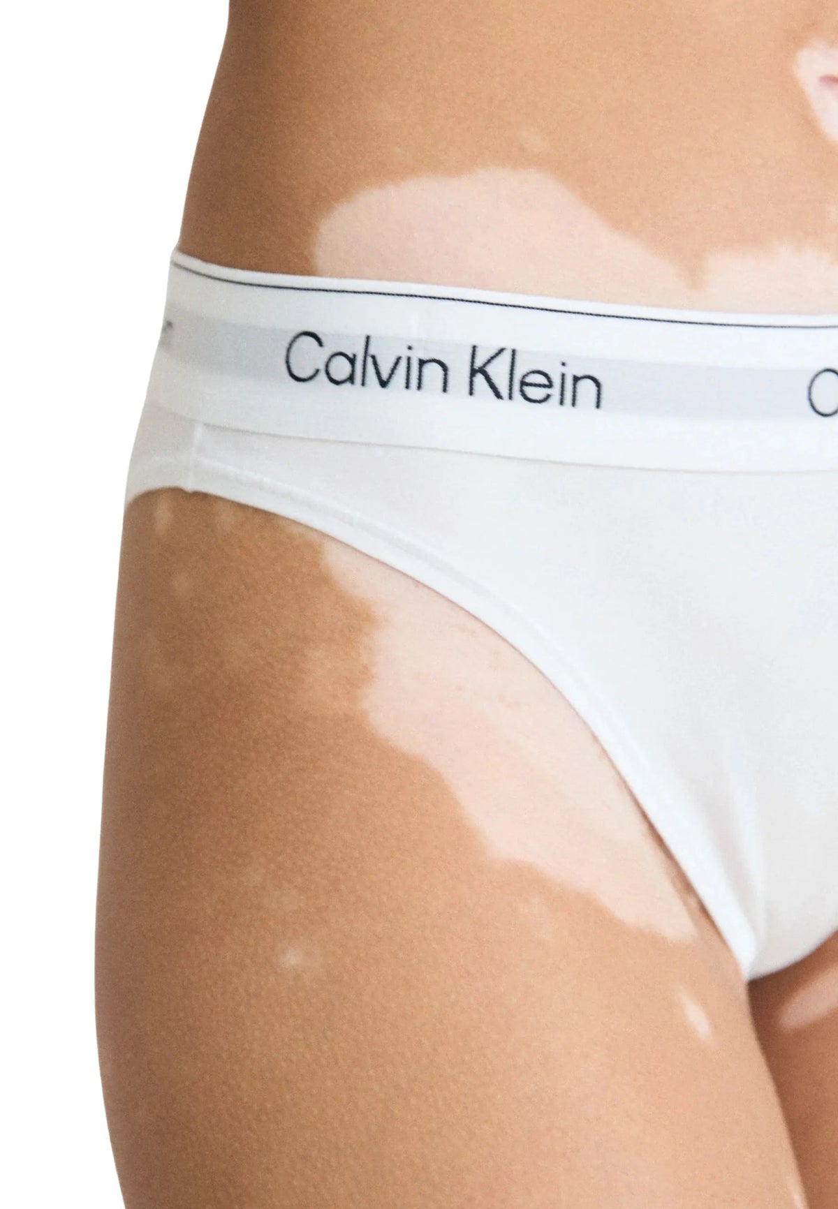 Calvin KleinBriefIcon Cotton Modal High Leg Tanga Brief, WhiteBoxers & Briefs