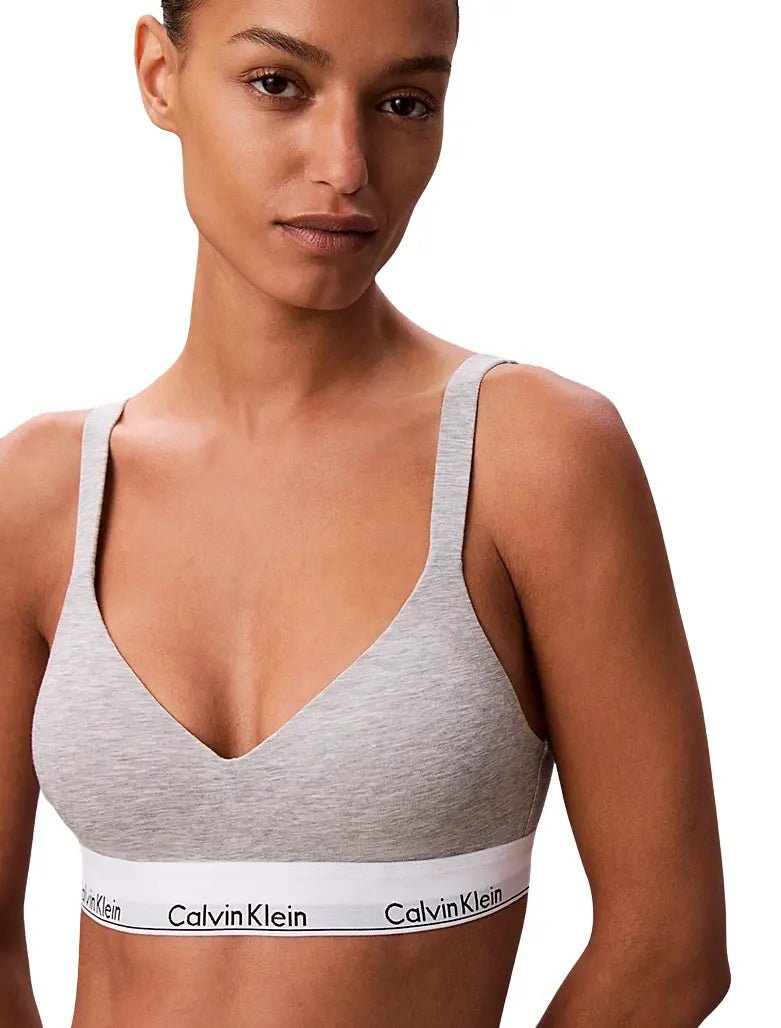 Calvin KleinBraletteIcon Cotton Modal Lift Bralette, Grey HeatherBoxers & Briefs