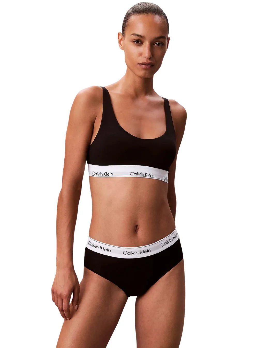 Calvin KleinBraIcon Cotton Modal Lightly Lined Bralette, BlackBoxers & Briefs