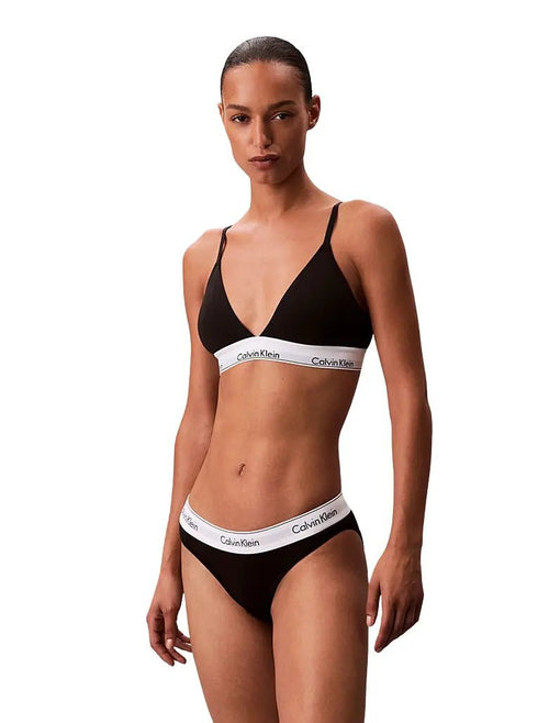Calvin KleinBraIcon Cotton Modal Lightly Lined Triangle Bra, BlackBoxers & Briefs