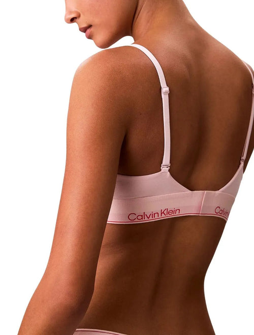 Calvin KleinBraIcon Cotton Modal Lightly Lined Triangle Bra, Potpourri PinkBoxers & Briefs