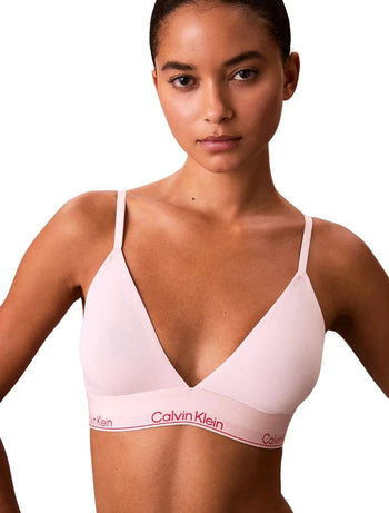 Calvin KleinBraIcon Cotton Modal Lightly Lined Triangle Bra, Potpourri PinkBoxers & Briefs