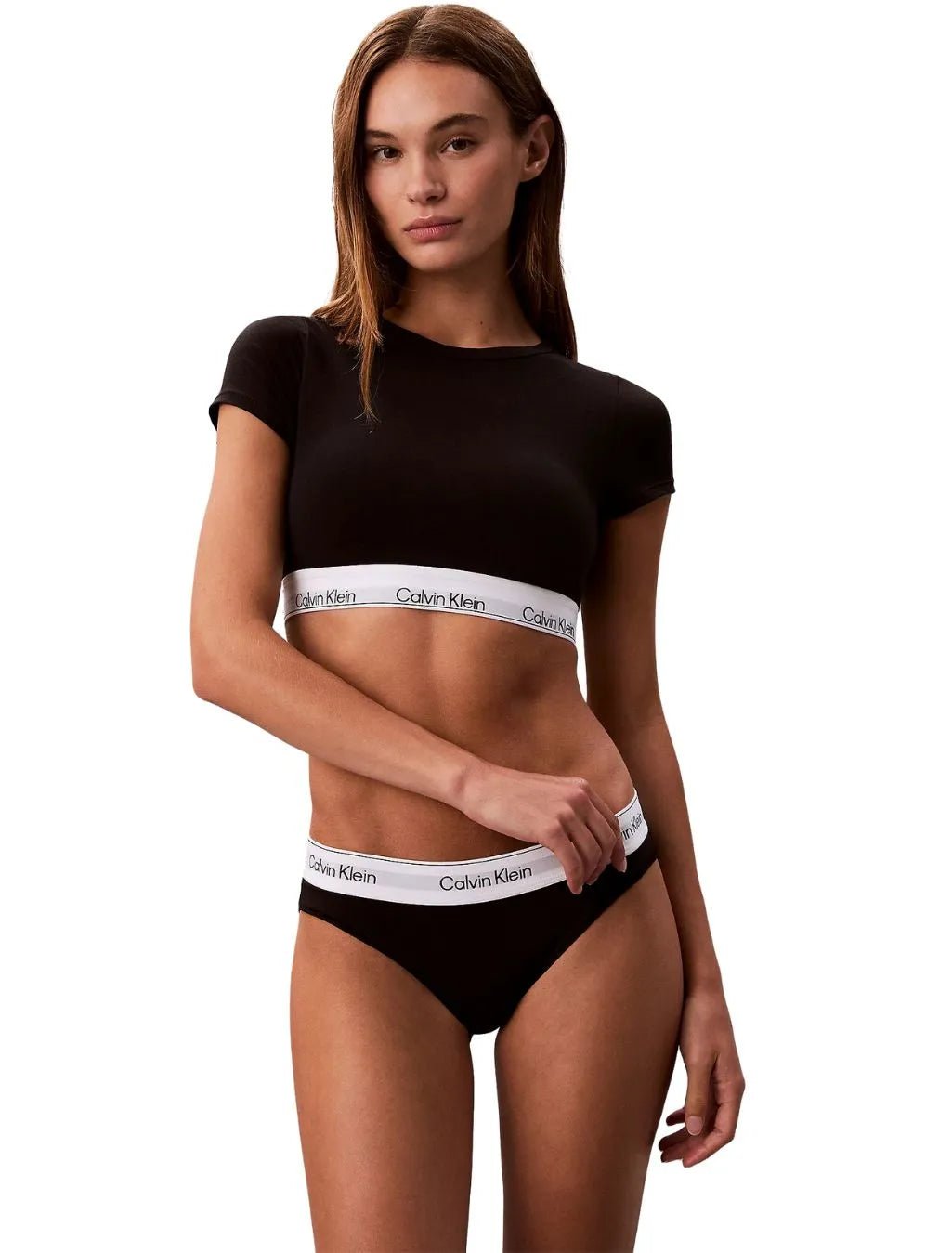 Calvin KleinBraletteIcon Cotton Modal T-Shirt Bralette, BlackBoxers & Briefs