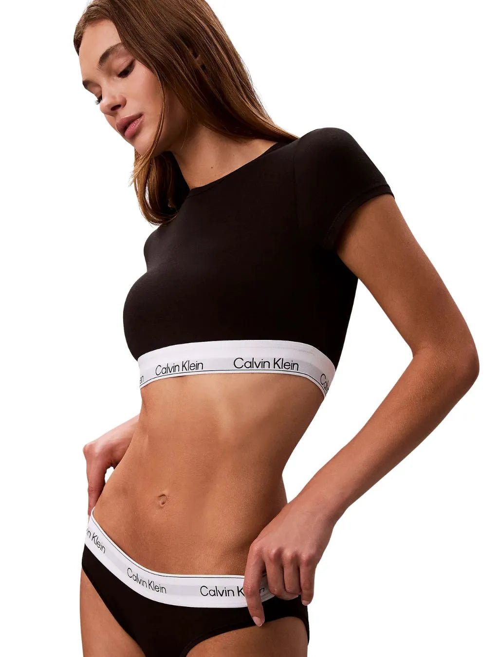 Calvin KleinBraletteIcon Cotton Modal T-Shirt Bralette, BlackBoxers & Briefs