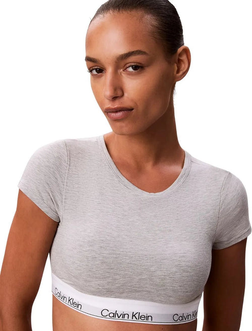 Calvin KleinBraletteIcon Cotton Modal T-Shirt Bralette, Grey HeatherBoxers & Briefs