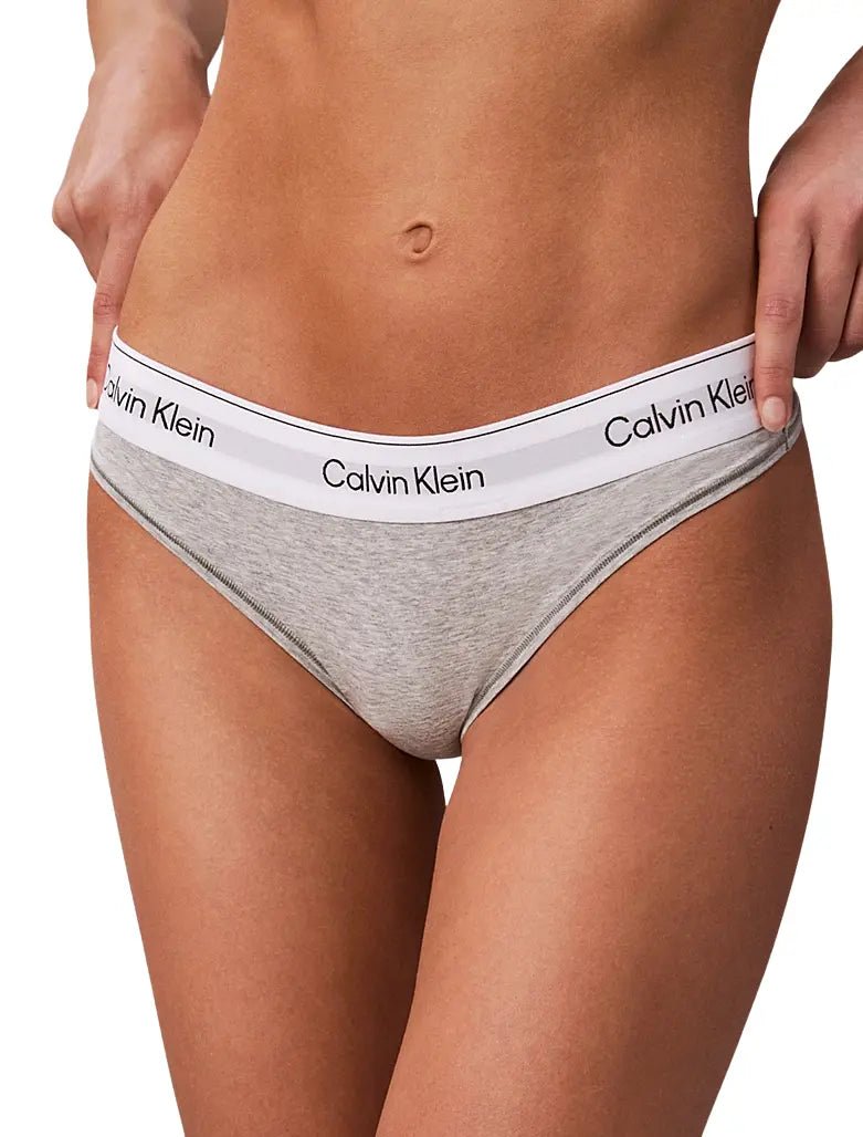 Calvin KleinThongIcon Cotton Modal Thong, Grey HeatherBoxers & Briefs