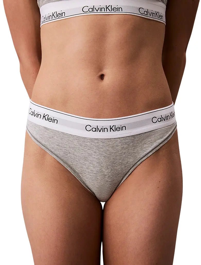 Calvin KleinThongIcon Cotton Modal Thong, Grey HeatherBoxers & Briefs