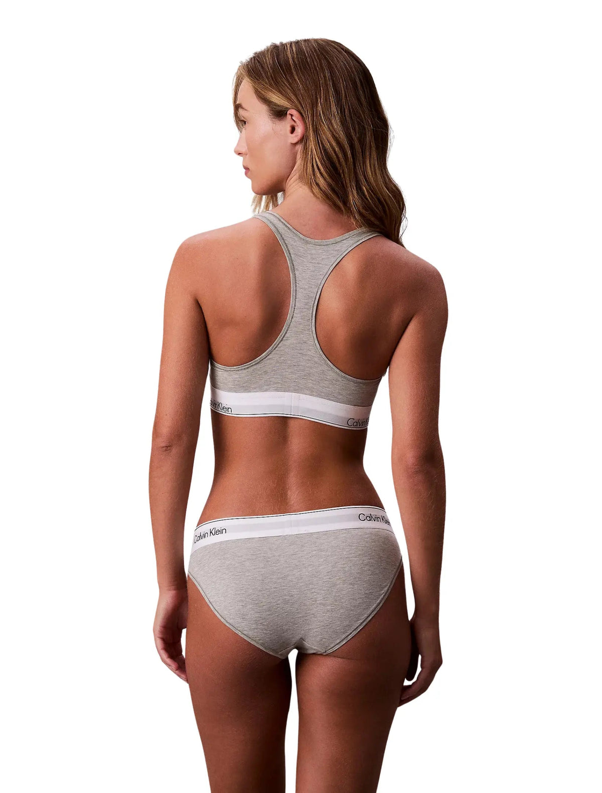 Calvin KleinBraletteIcon Cotton Modal Unlined Bralette, Grey HeatherBoxers & Briefs