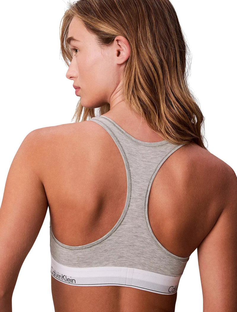 Calvin KleinBraletteIcon Cotton Modal Unlined Bralette, Grey HeatherBoxers & Briefs