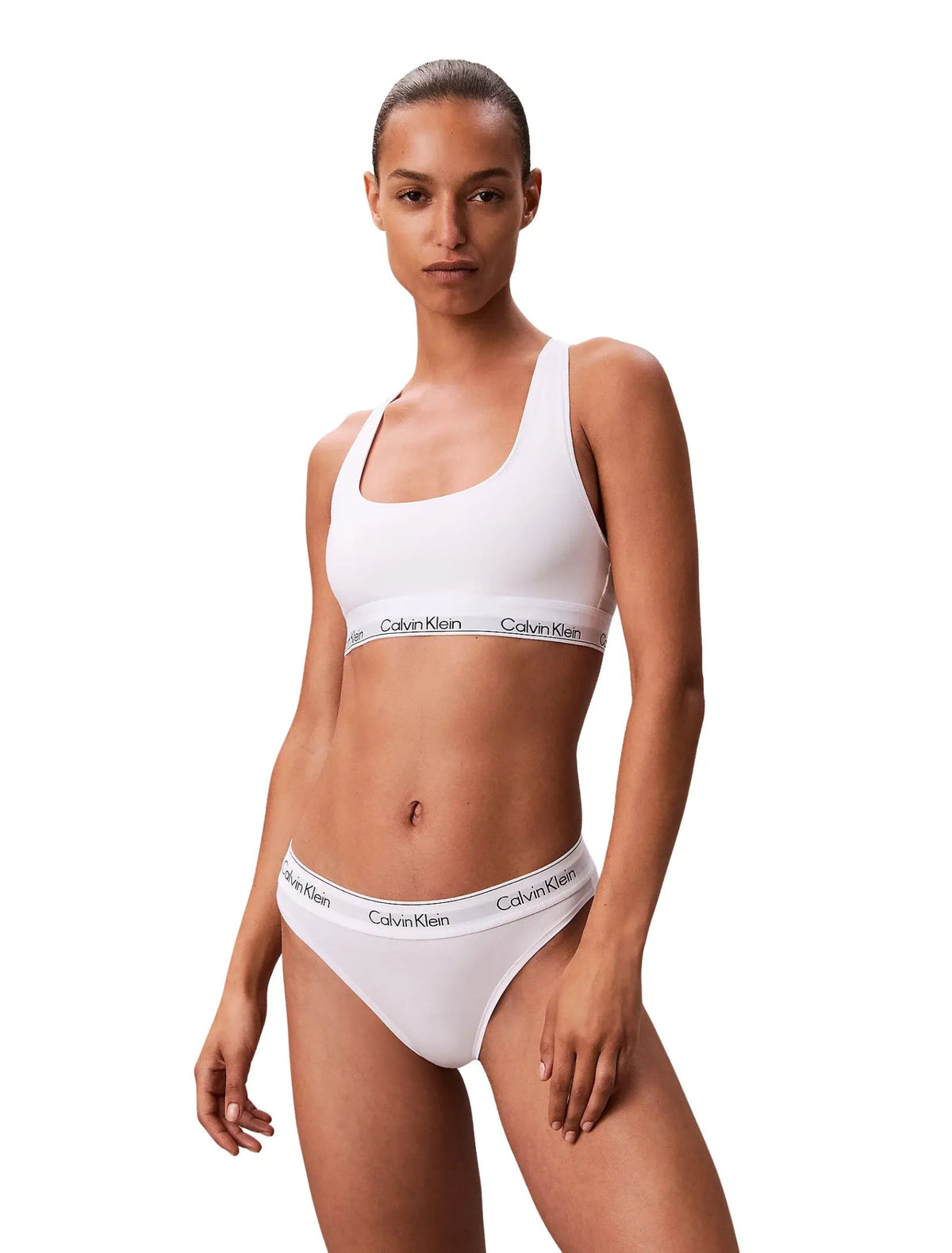 Calvin KleinBraletteIcon Cotton Modal Unlined Bralette, WhiteBoxers & Briefs