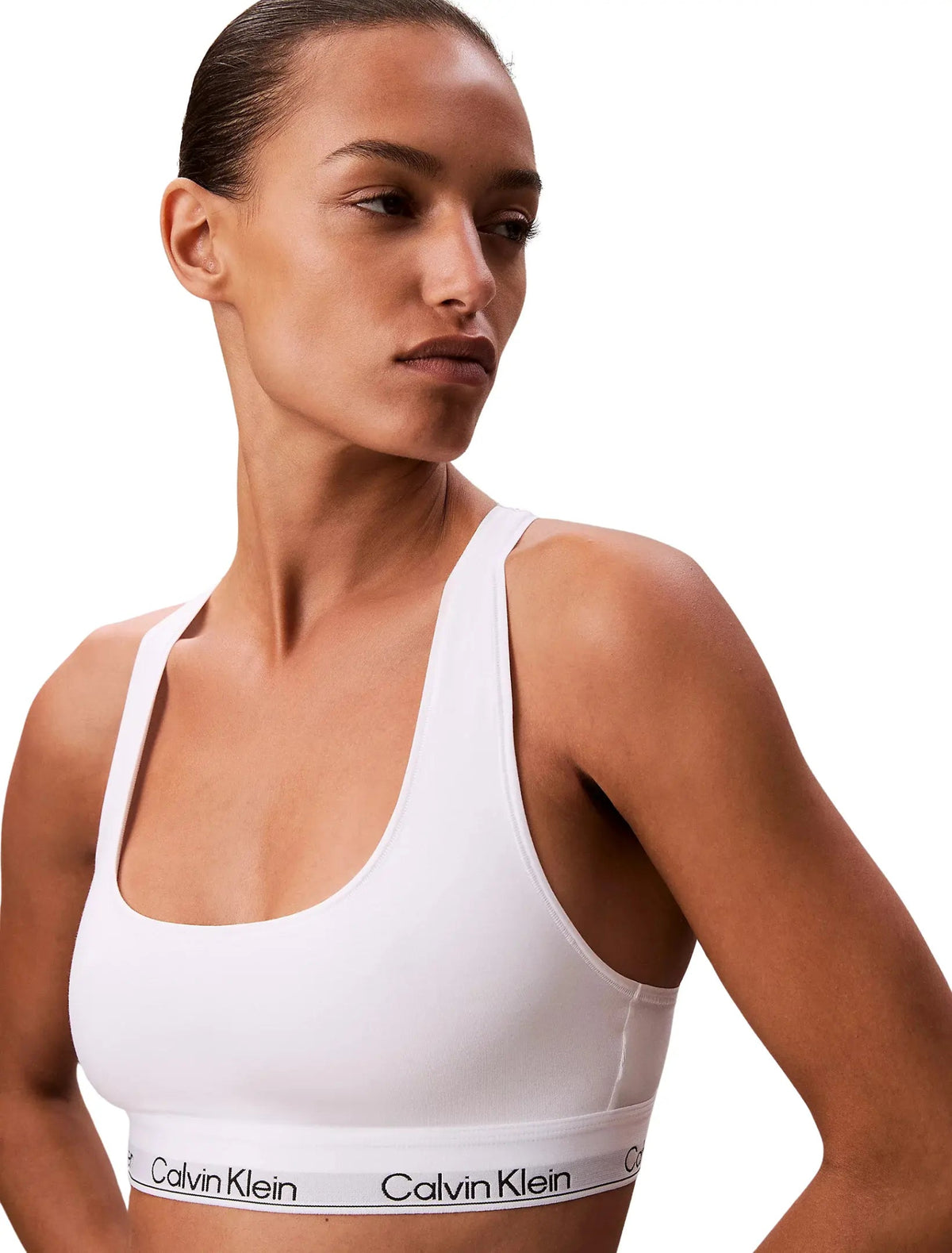 Calvin KleinBraletteIcon Cotton Modal Unlined Bralette, WhiteBoxers & Briefs