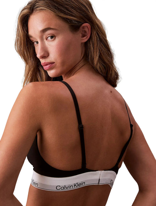 Calvin KleinBraIcon Cotton Modal Unlined Triangle Bra, BlackBoxers & Briefs