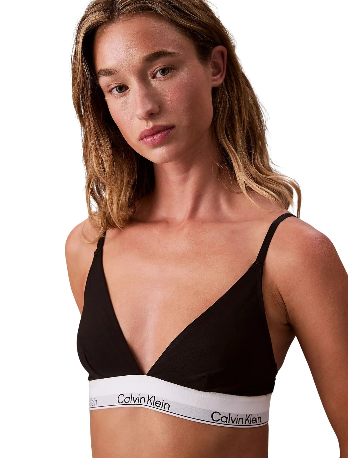 Calvin KleinBraIcon Cotton Modal Unlined Triangle Bra, BlackBoxers & Briefs