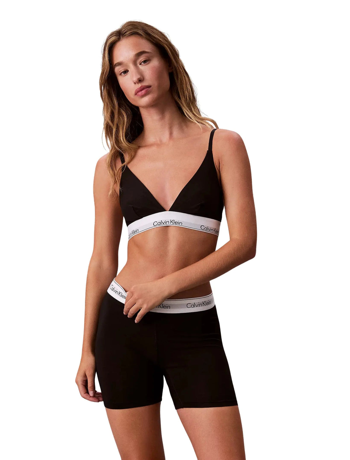 Calvin KleinBraIcon Cotton Modal Unlined Triangle Bra, BlackBoxers & Briefs