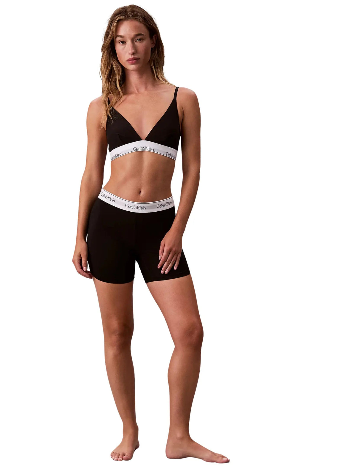 Calvin KleinBraIcon Cotton Modal Unlined Triangle Bra, BlackBoxers & Briefs