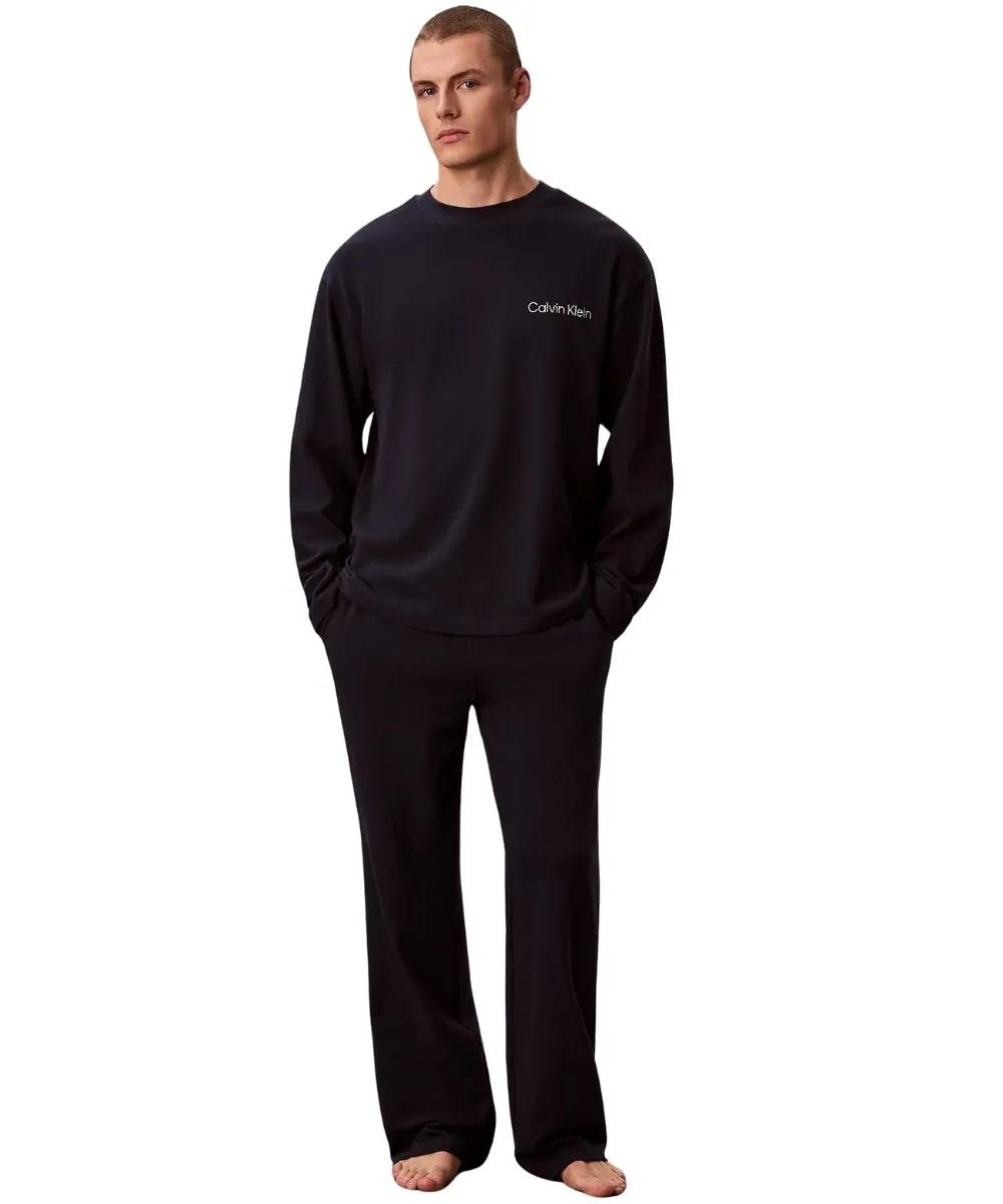 Calvin KleinPyjama SetIcon Luxe Jersey Pyjama Set, Dark NavyBoxers & Briefs