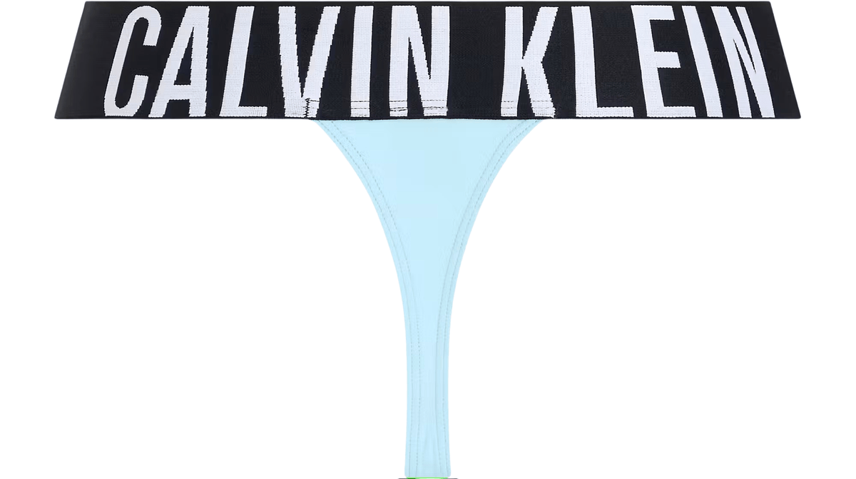 Calvin KleinBriefIntense Power High Leg Thong, Ether BlueBoxers & Briefs