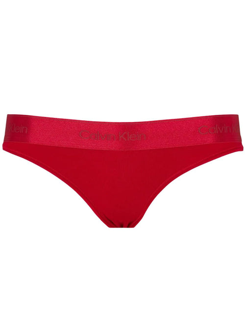 Calvin KleinBriefLuxe Logo Bikini Brief, Juneberry RedBoxers - and - Briefs.net