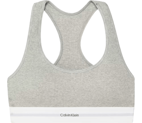 Calvin KleinBraletteModal Rib Lightly Lined Bralette, Grey HeatherBoxers & Briefs