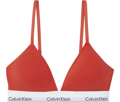 Calvin KleinBraModern Cotton Lightly Lined Triangle Bra, MoltenBoxers & Briefs