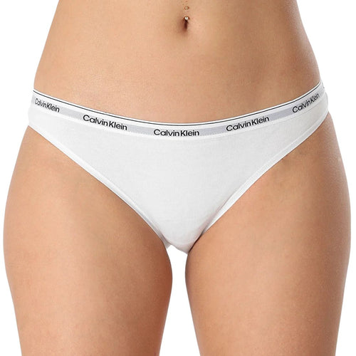 Calvin KleinBriefModern Logo Bikini Brief, WhiteBoxers - and - Briefs.net