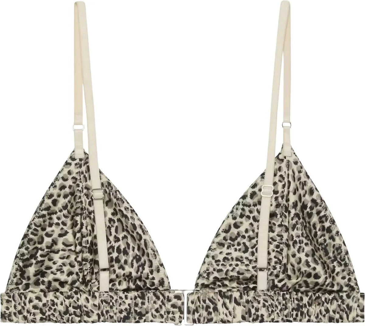 Calvin KleinBraSignature Satin Unlined Triangle Bra, Animal PrintBoxers & Briefs