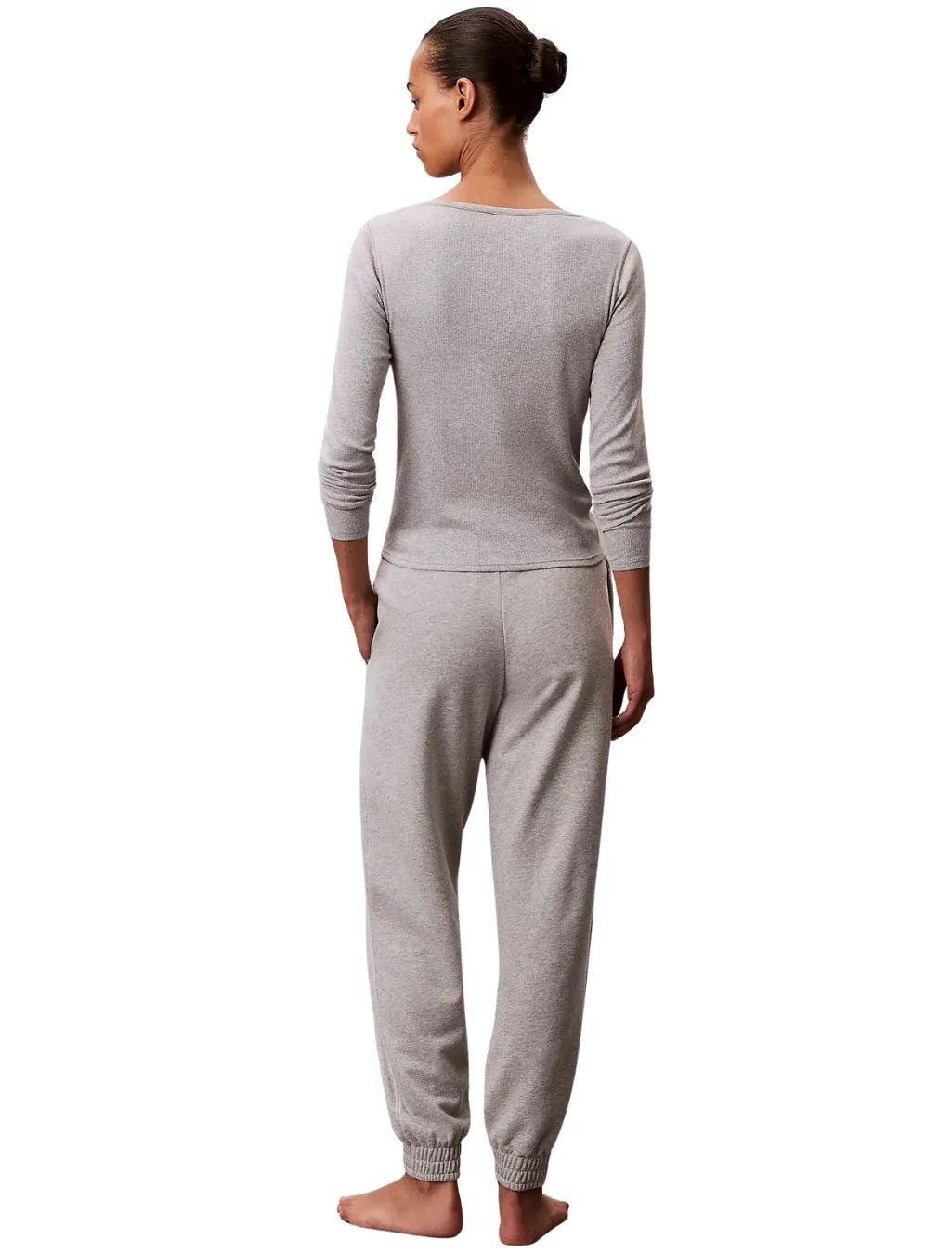 Calvin KleinJogging BottomsWomen Cotton Terry Lounge Jogging Bottoms, Grey HeatherBoxers & Briefs