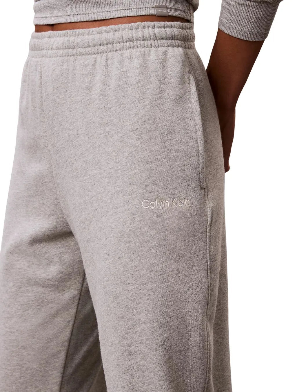 Calvin KleinJogging BottomsWomen Cotton Terry Lounge Jogging Bottoms, Grey HeatherBoxers & Briefs