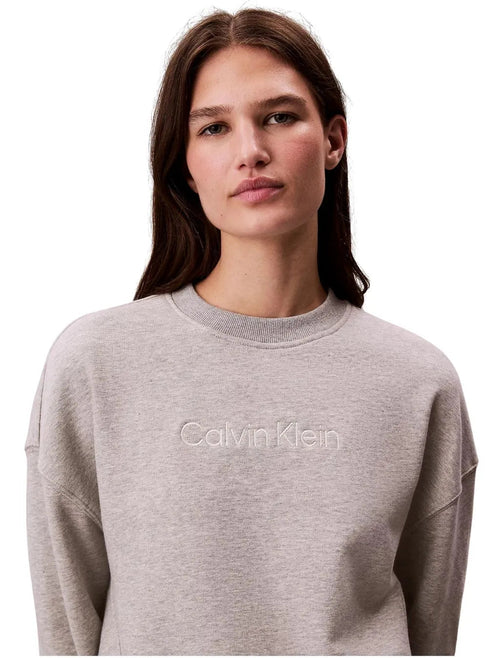 Calvin KleinSweatshirtWomen Cotton Terry Lounge Sweatshirt, Grey HeatherBoxers & Briefs