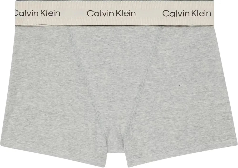 Calvin KleinBoy ShortWomen Heritage Cotton Boxer Brief, Grey HeatherBoxers & Briefs