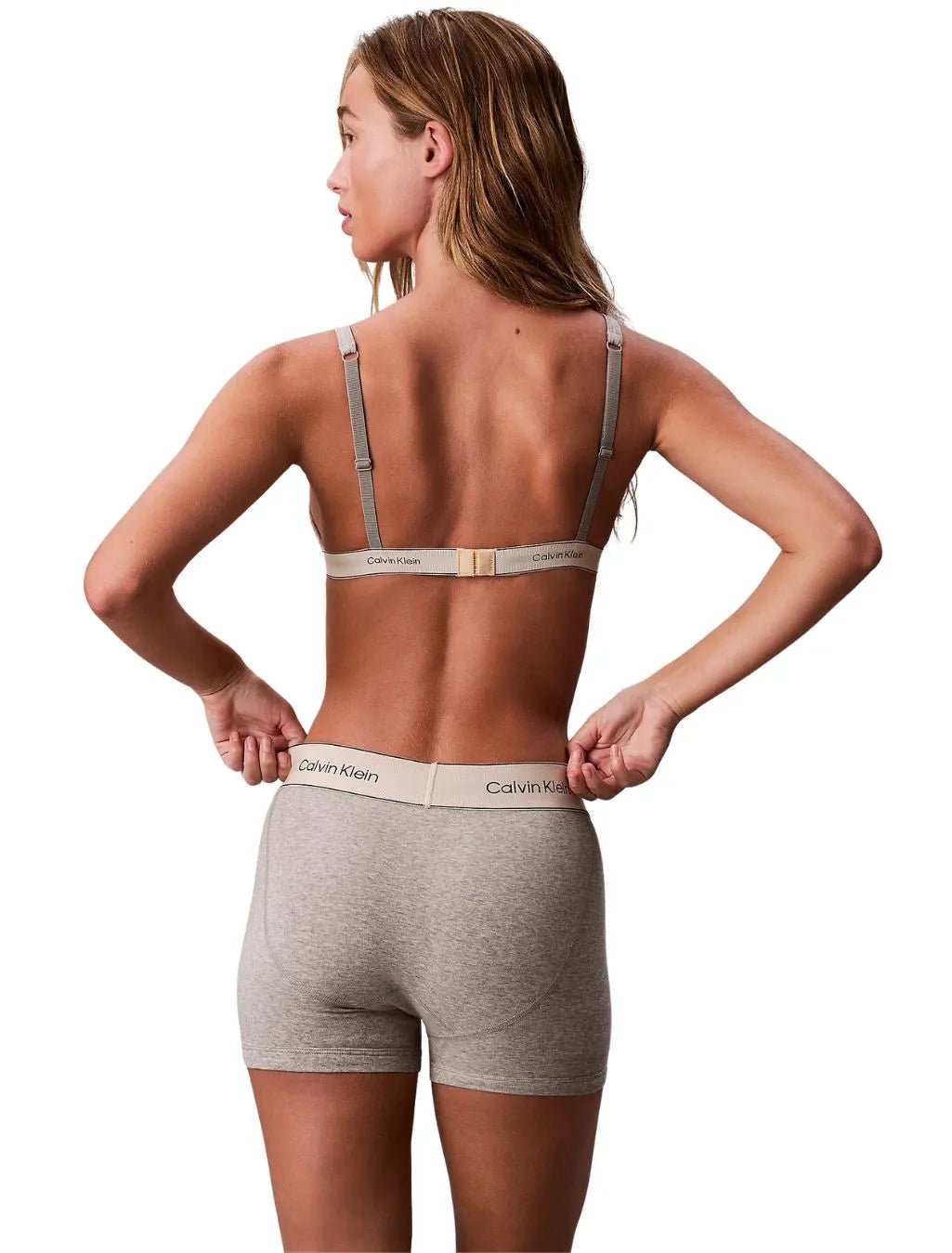 Calvin KleinBoy ShortWomen Heritage Cotton Boxer Brief, Grey HeatherBoxers & Briefs