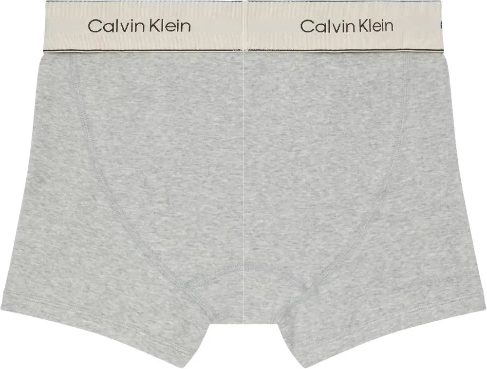 Calvin KleinBoy ShortWomen Heritage Cotton Boxer Brief, Grey HeatherBoxers & Briefs