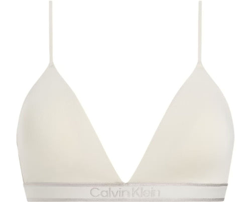 Calvin KleinBraWomen New Stone Logo Lightly Lined Triangle Bra, SandshellBoxers - and - Briefs.net