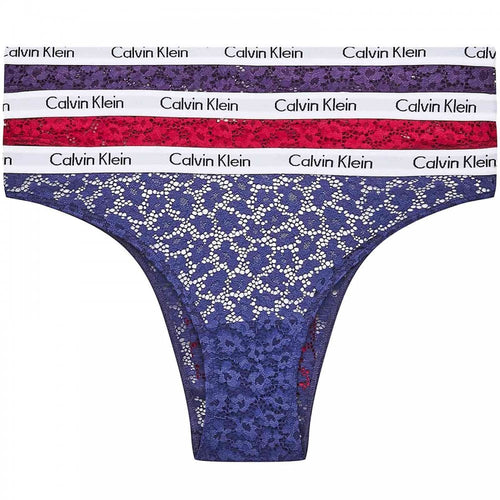 Carousel 3-Pack Lace Brazilian Briefs, Liberty Purple/Rebellious/Soft Grape