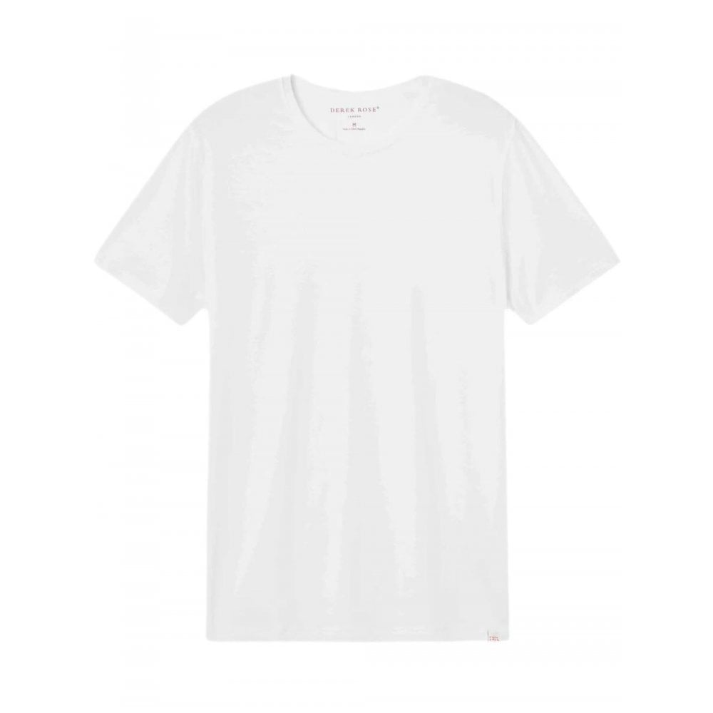 T-shirt extensible en micromodal Basel, blanc