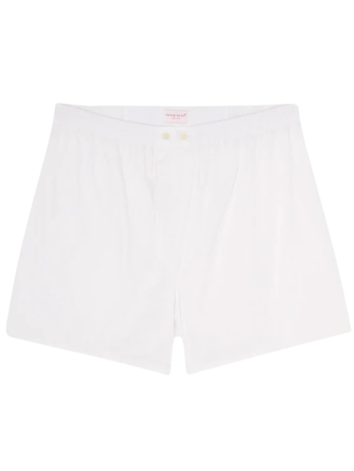 Derek RoseBoxer ShortSavoy Classic - Fit Cotton Boxer Shorts, WhiteBoxers - and - Briefs.net