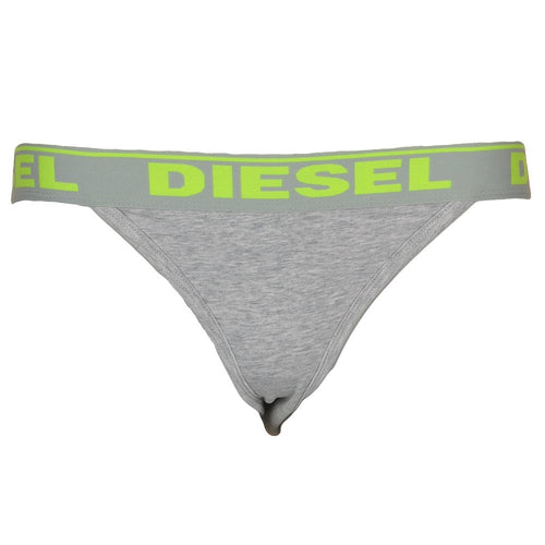 EBBYS Baumwoll-Tanga-Slip, Grau/Neon