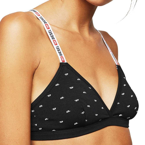 LIZ Cotton Stretch Bralette, Black