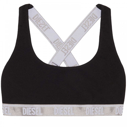 Cotton Stretch Bralette, Black