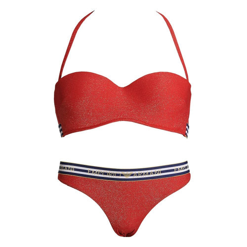 Cruise gepolstertes Bikinioberteil und Bikiniunterteil, Rot