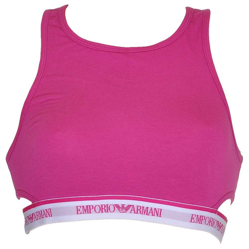 Visibility Stretch Cotton Bralette, Pink